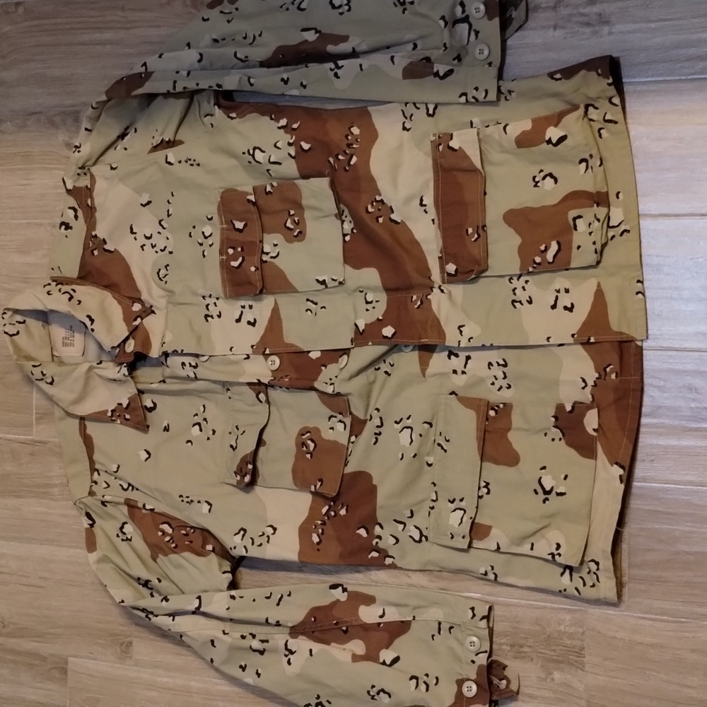 USGI 6 color desert uniform coat chocolate chip choco Gulf war 1990s